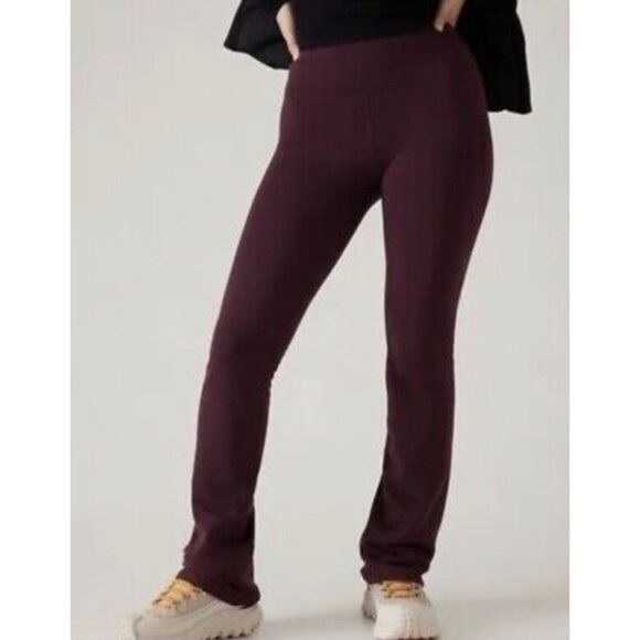 Athleta Altitude Pant In Polartec Spiced Cabernet XXS Regular - Picture 2 of 3